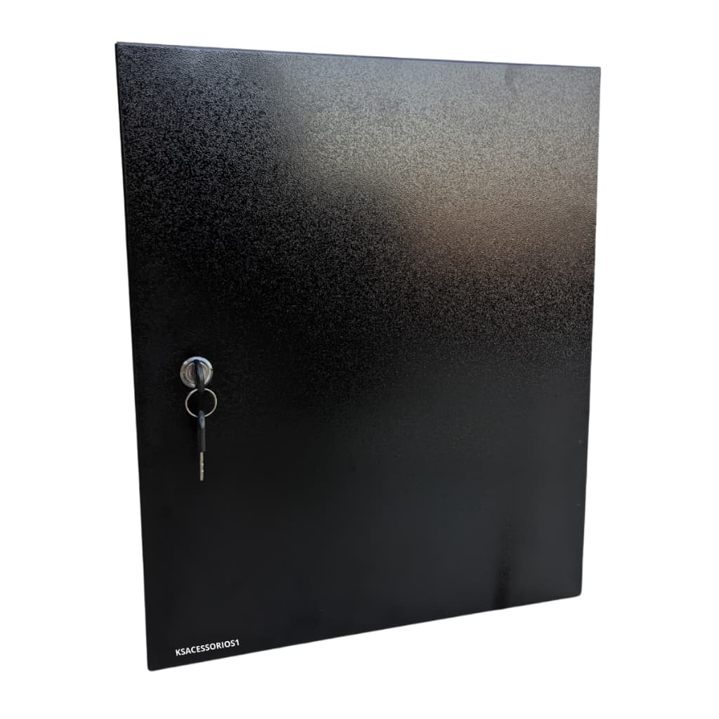 Rack Vertical Caixa Metálica Caixa Organizadora Para Dvr Nvr Cftv Fonte