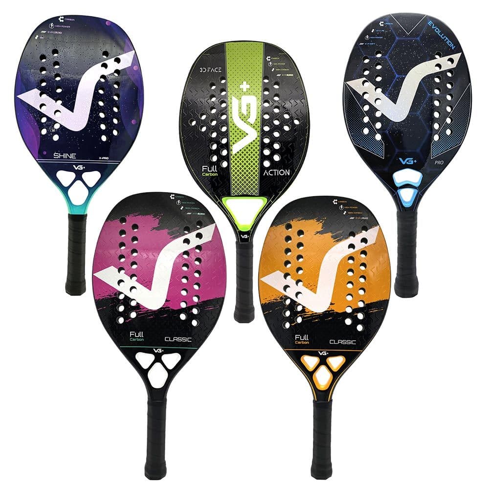 Raquete de Beach Tennis Modelos Carbon VG Plus