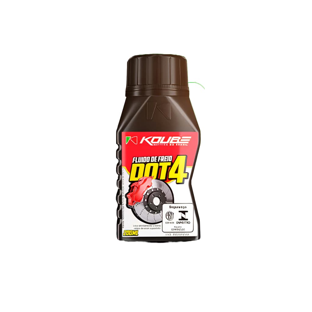 Fluido de freio automotivo DOT4 freio embreagem antioxidante manutenção preventiva segurança 200 ml