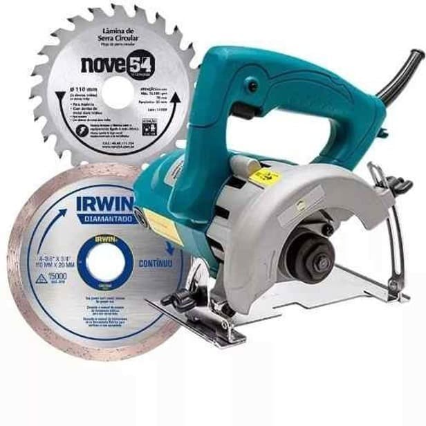 Serra Marmore Tipo Makita 1200w 110v + 2 Discos Grátis
