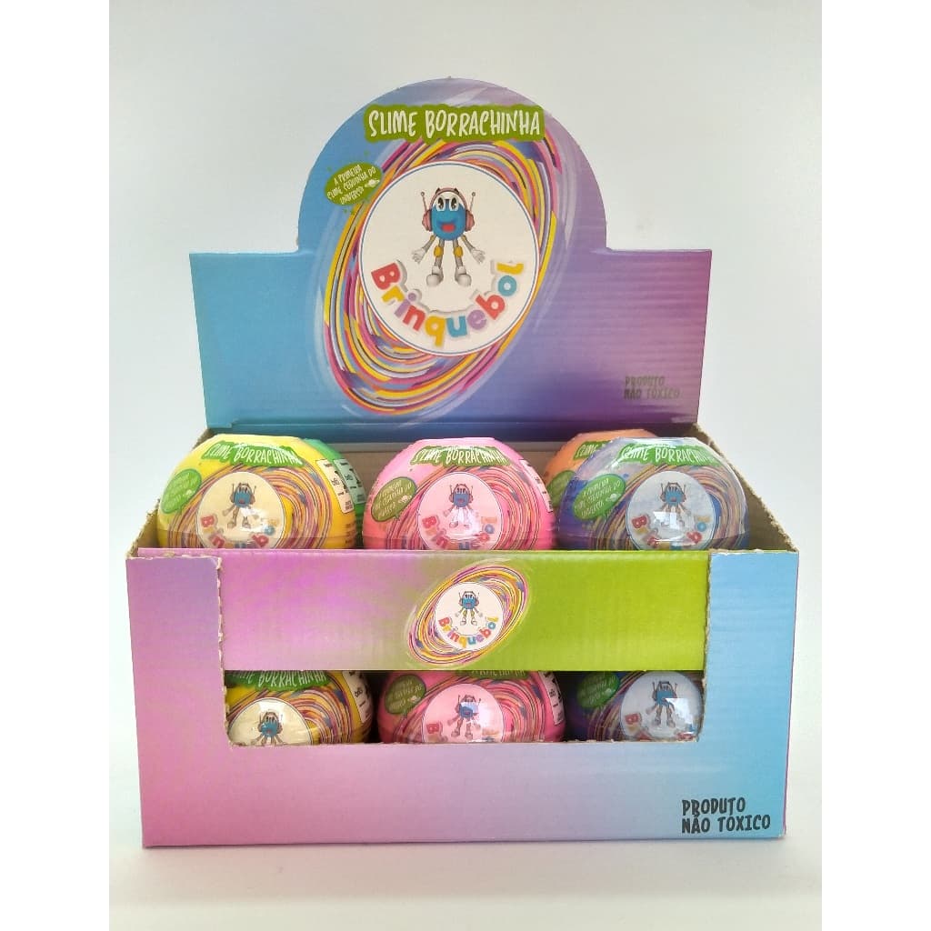 Slime Borrachinha 200g - A primeira Slime Sequinha do Universo - Brinquebol - Funny-Lab - Gelástica