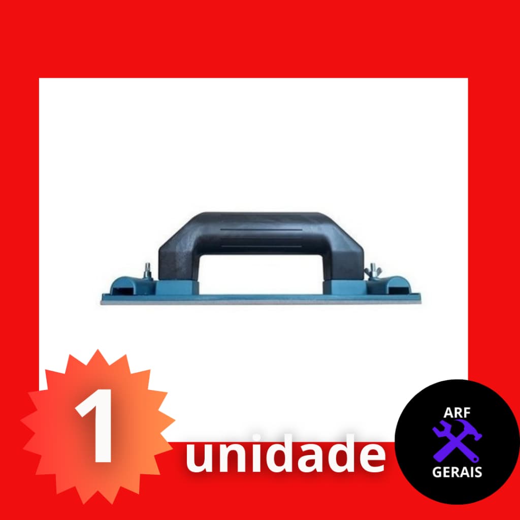 Lixadeira Manual Pvc 11x23 Suporte Para Meia Lixa Emave LIXADEIRAAA