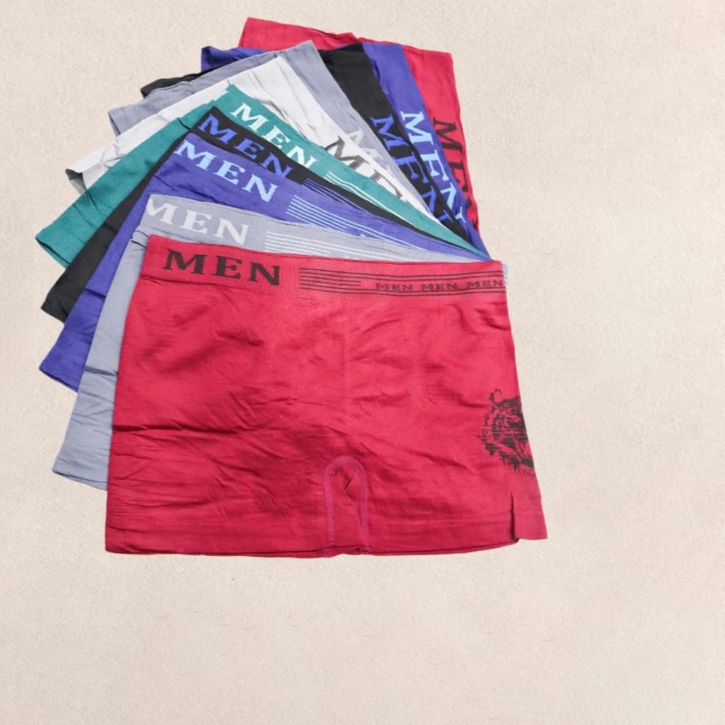 Kit com 12 cuecas box Men Adulto CORES E/OU ESTAMPA SORTIDAS/ALEATÓRIA BELLUS