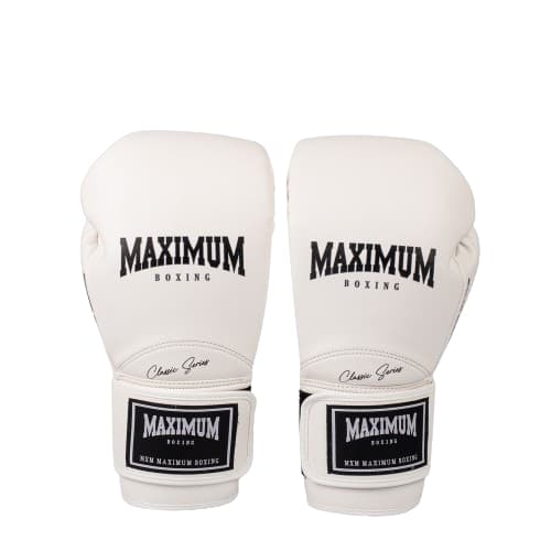 Luva De Boxe E Muay Thai Maximum New Classic White