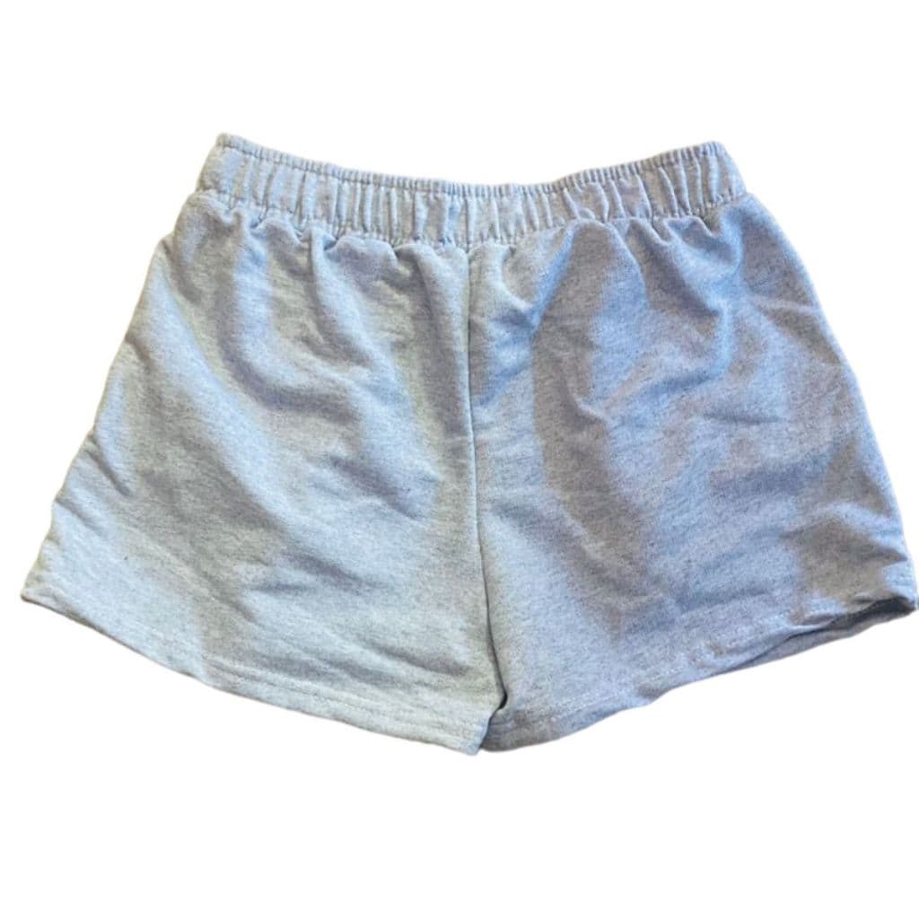Short feminino moletom Bermuda feminino cintura alta Bermuda Moletinho confortável Zero Transparência Feminina Short de moletom