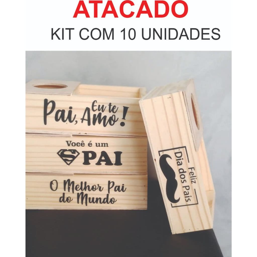 Kit com 10un Bandejas Mini petisqueita com 1 divisoria 23x14x6,5cm com estampas para dia dos pais