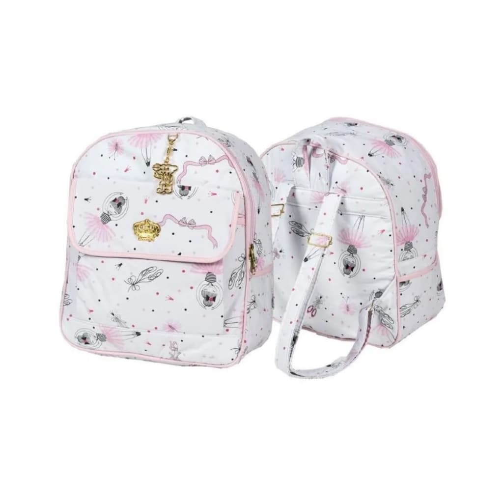 Bolsa Mochila Maternidade Passeio Escolinha Creche Menina Bailarina