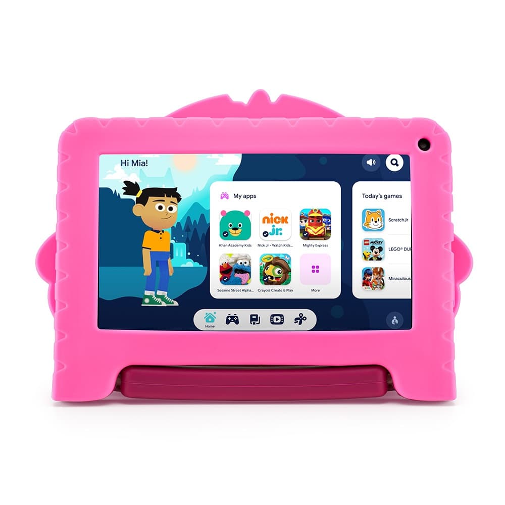 Tablet Multi Patrulha Canina Skye com Controle Parental 7 pol 4GB RAM 64GB Android 13 Quad Core + Case + Wi-fi - NB422