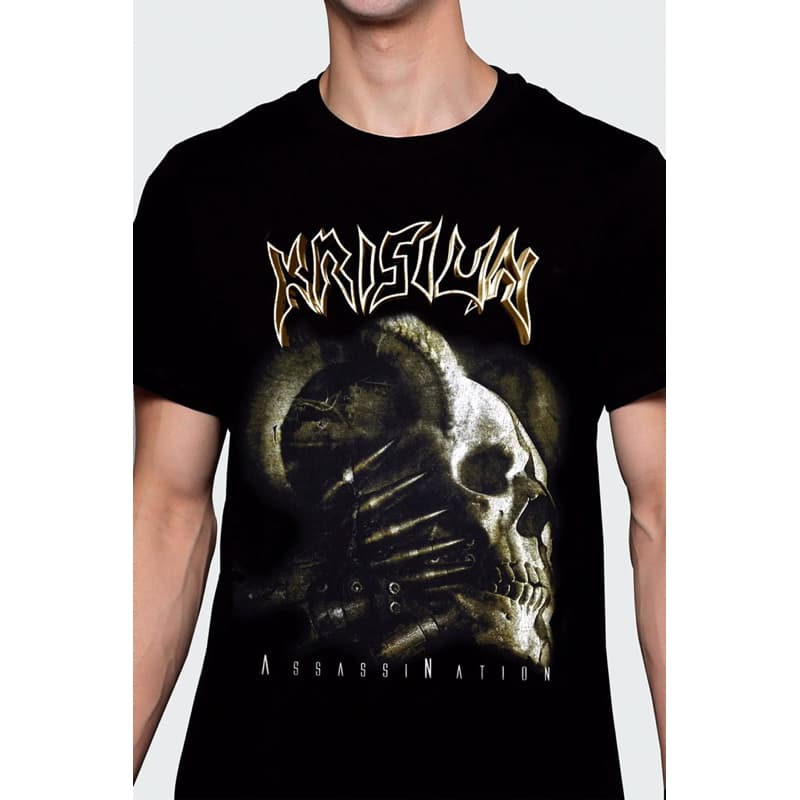 Camiseta Krisiun - Assassination Consulado do Rock camiseta de rock camiseta de banda death metal