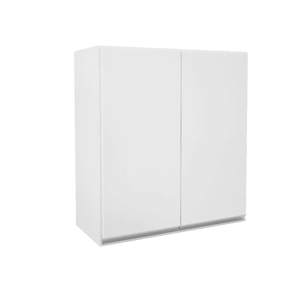 Armário Aéreo Top Multiuso Suspenso Branco Espaçoso Com 2 Portas Grande At