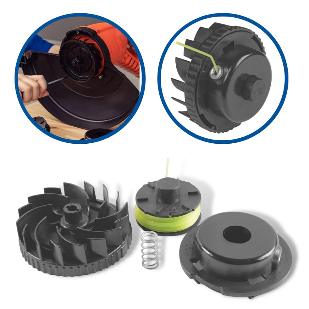 Carretel Completo Aparador Grama 1 Fio Nylon Tramontina Cuidado Jardim