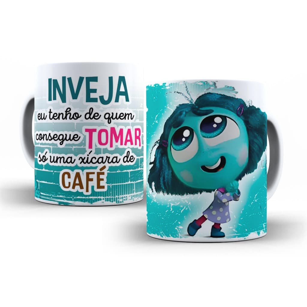 Caneca Personalizada Divertidamente 2 Personagem Inveja Xícara 325ml