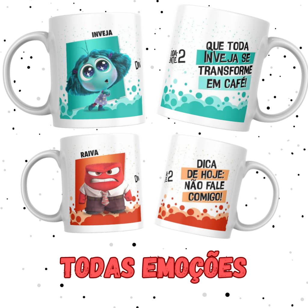 Caneca Personalizada Divertidamente 2 - Alta Qualidade