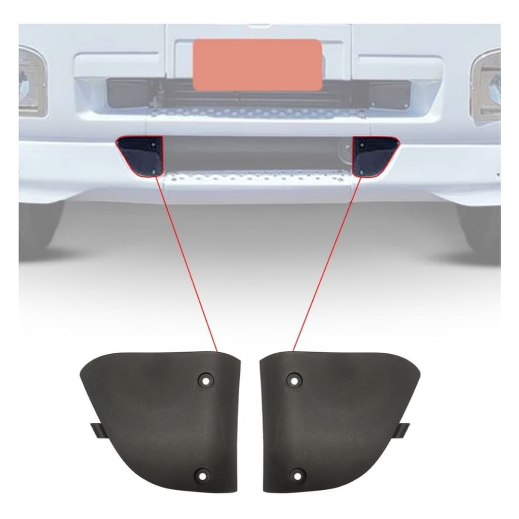 Tampa Acabamento Spoiler Mercedes Axor 1933 2035 2544 2644 Par