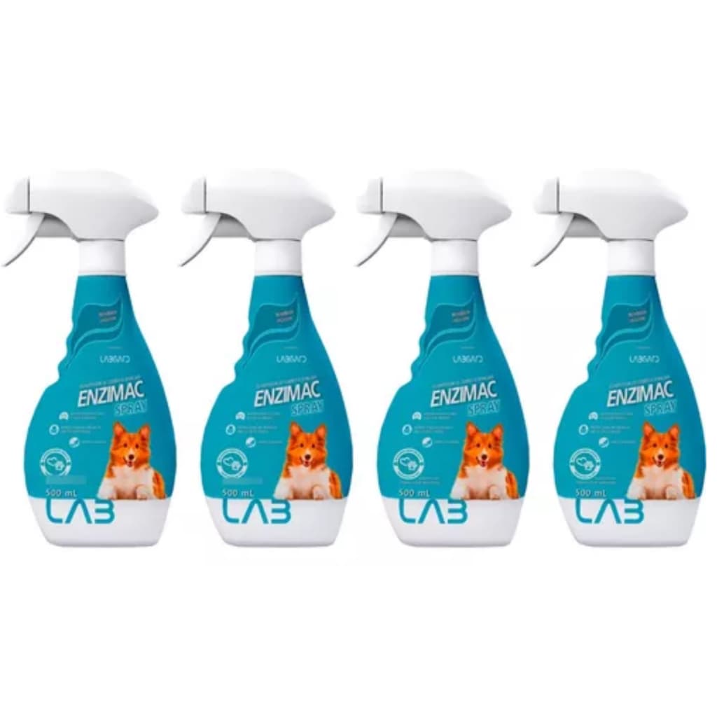 EnziMac Spray 500ml - Labgard - 4 Unidades