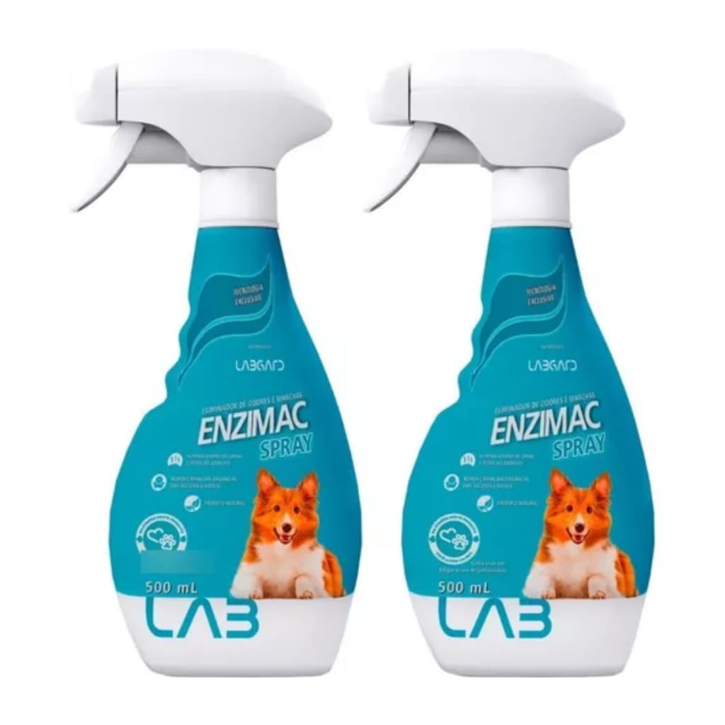 EnziMac Spray 500ml Labgard - 2 Unidades