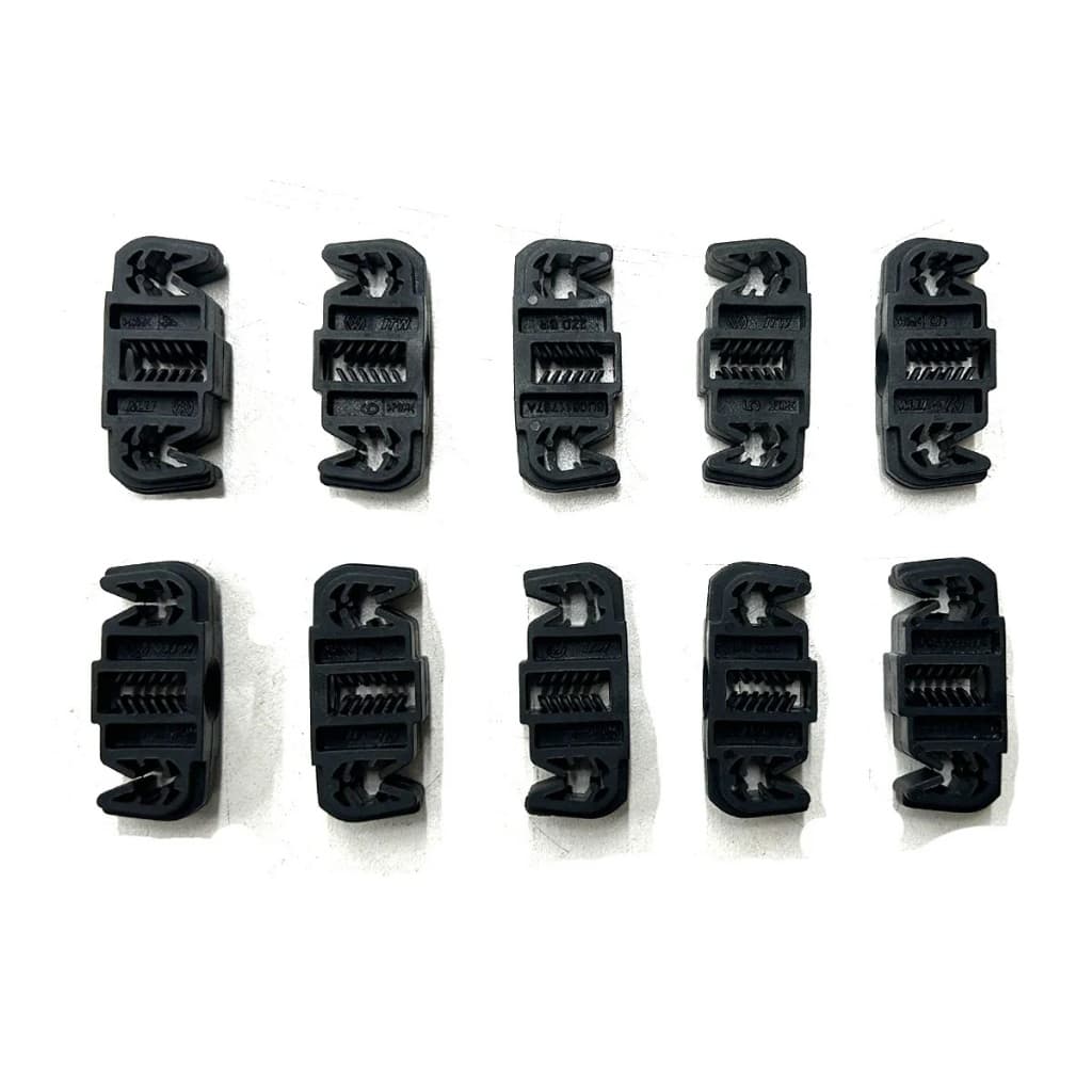 Kit de 10 Presilhas Grampos do Tubo de Freio Volkswagen Gol Parati Saveiro Santana Kombi Voyage 377611797A