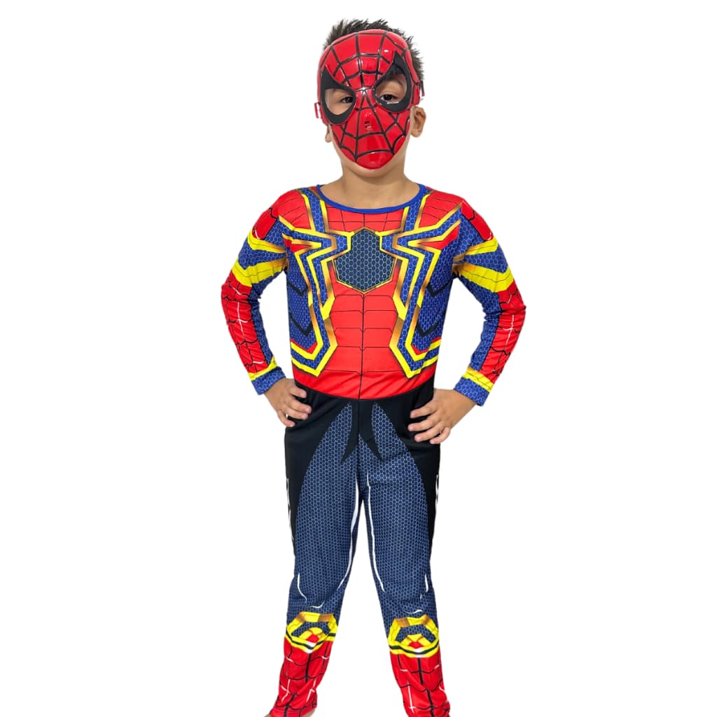 Fantasia Do Homem Aranha Dourado Longa Roupa Infantil Fantasia do Filme Sem Volta Para Casa