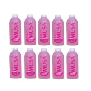Kit 10 Removedor De Esmalte Sem Acetona 500ml Musa