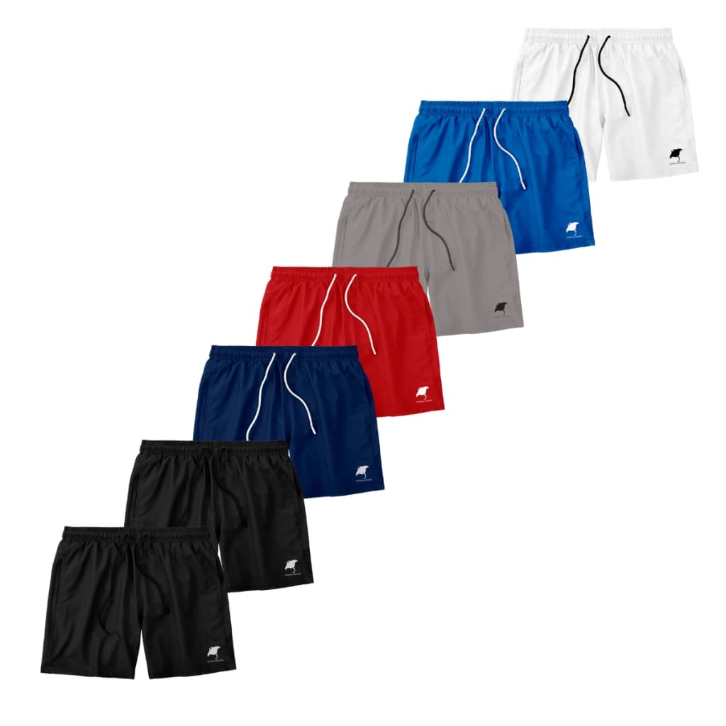 Kit 7 Shorts Masculino com Elastano Mauricinho Academia Esporte Treino Bermuda Praia Básico Liso