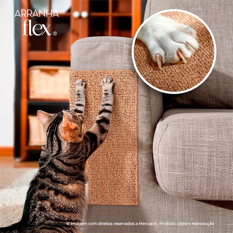 Arranhador Para Gatos Protetor Para sofá Arranhaflex Carpete Adesivo Multi Funções