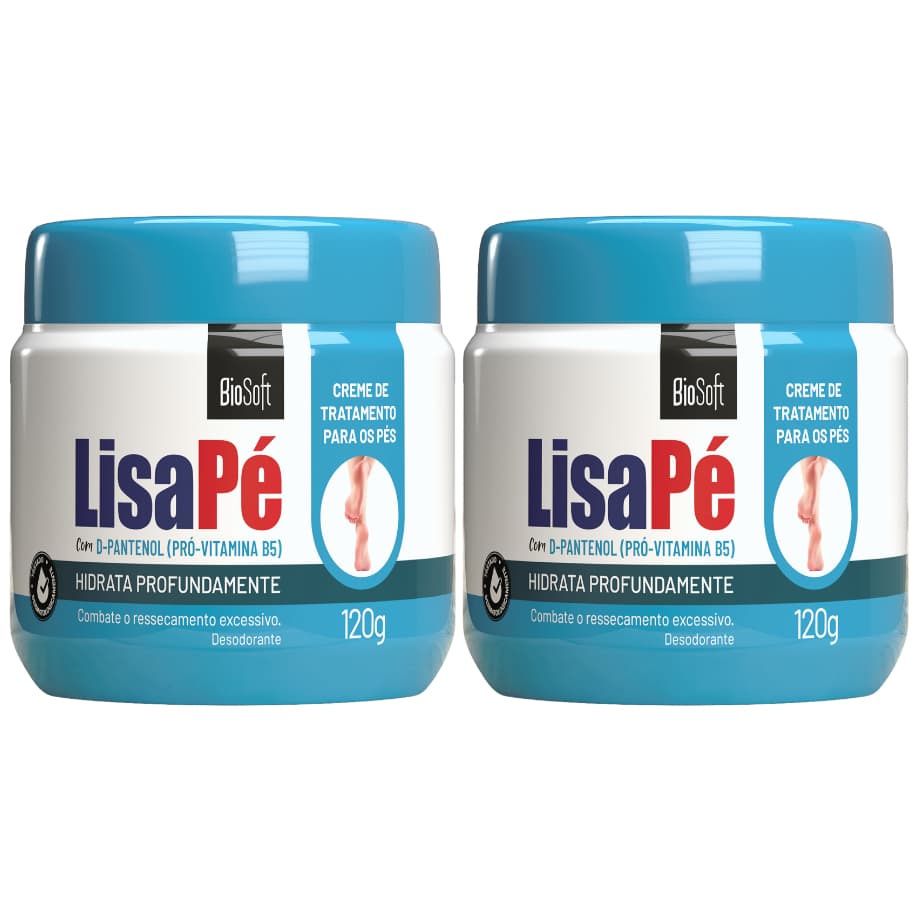 Lisa Pé D-Pantenol 120g BioSoft 2 Unidades