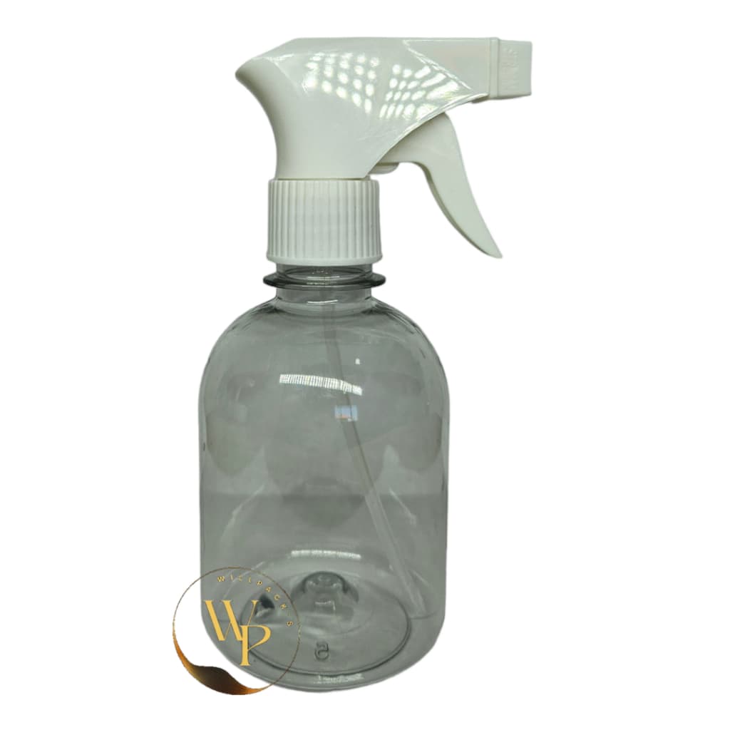 Kit 10 Frascos Pet 250ml c/ Válvula Spray Gatilho 28/410 Branco