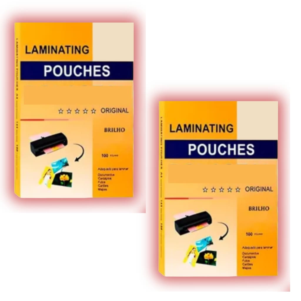 200un Plástico Plastificação Pouches Cpf Sus 66x99 125 Mc