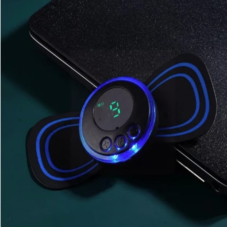 Mini Massageador Elétrico Portátil Cervical EMS Alivia Dores Corpo Pescoço