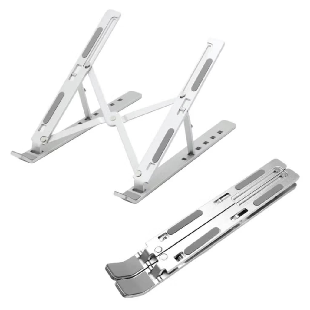 Suporte de alumínio ajustável/regulável para notebook, tablet  e  macbook  escritório