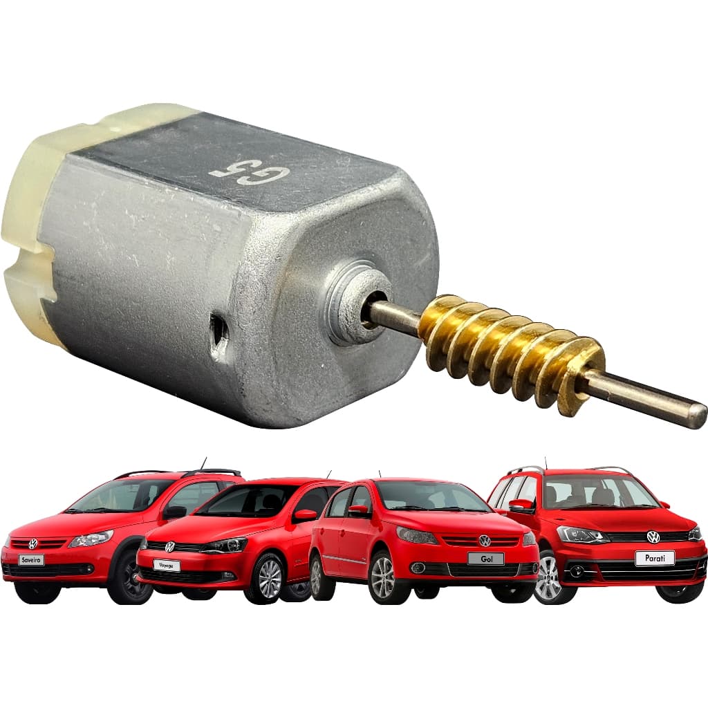 Motor Fechadura Trava Eletrica Gol Voyage Fox Saveiro G5 G6 G7 Mabuchi