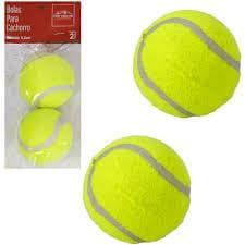 Kit 3 Bola de Tênis Para Pet Treinamento de Alta Performance Brinquedo Pet
