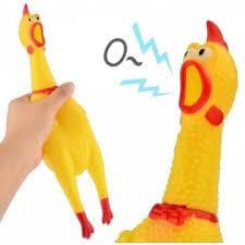 Galinhas Frango Galo Borracha Mordedor Cachorro Pet c/ Barulho Som Brinquedos