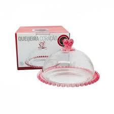 Queijeira Lyor Petra De Cristal Com Fio De Ouro 19,5cm Cor Dourado - Dourado Bee Borboleta