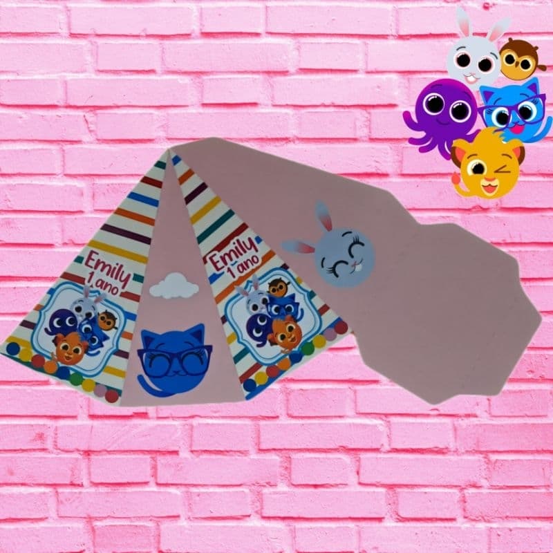 20 mini pirâmides bolo fofo
