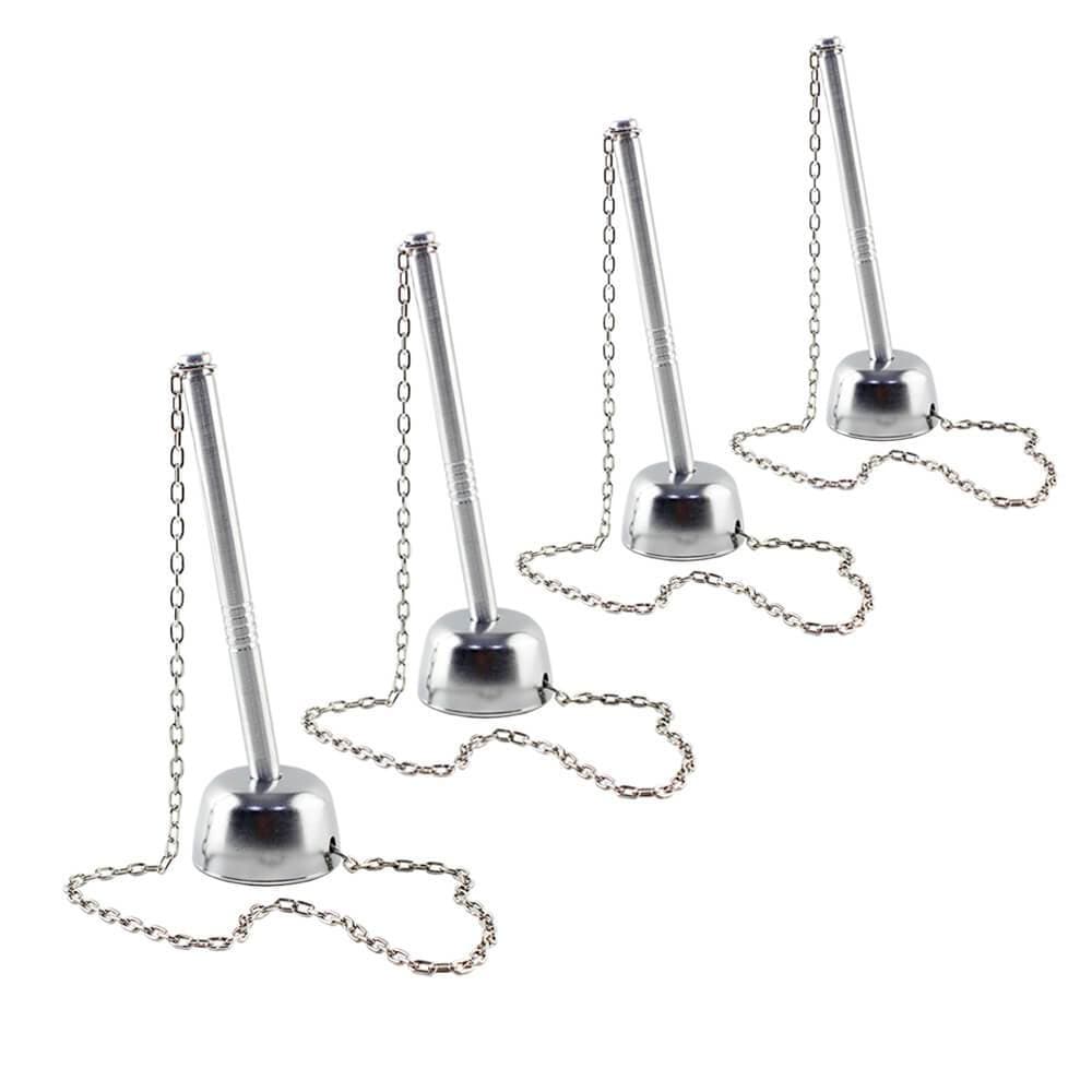 Kit 4 Caneta Fixa com Corrente Resistente p/ Balcão e Mesa