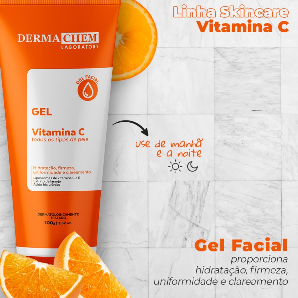 Gel Anti idade Vitamina C DermaChem