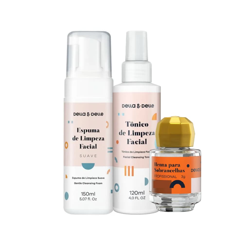 Kit Iniciante para Designer de Sobrancelhas Rena Della E Delle Henna 3g