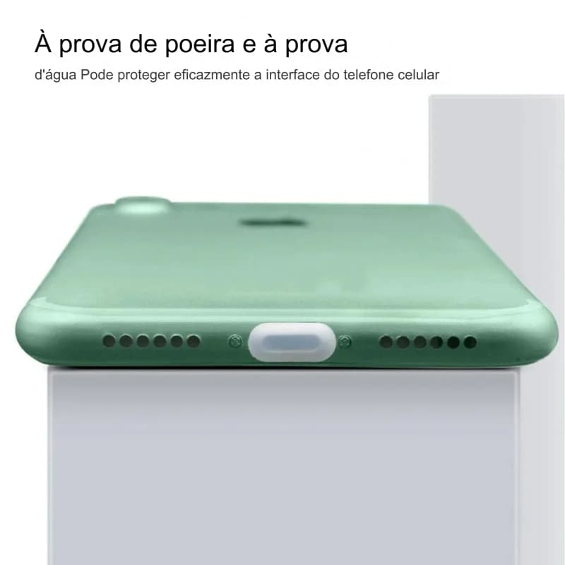 Protetor para entrada lightning (iphone). 1unidade