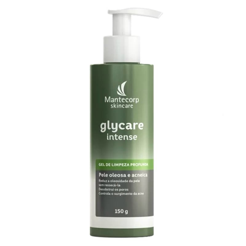 Gel De Limpeza Facial Glycare Intense Mantecorp Para Pele Oleosa 150G - Mista, Poros, Acnep