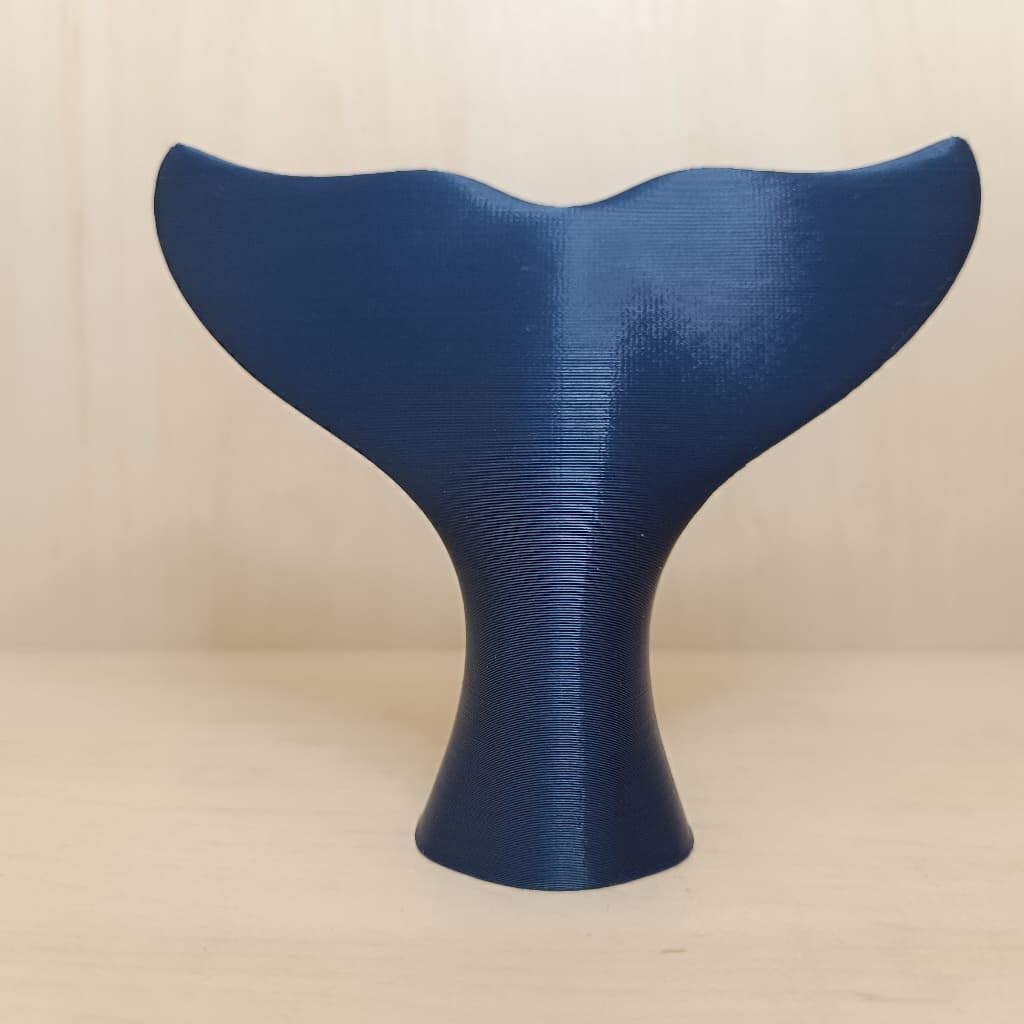 Estatueta Cauda De Baleia Decorativa - Impressão 3D