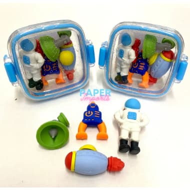 Marmitinha de Borrachas Infantil - Kit Borrachas Fofas