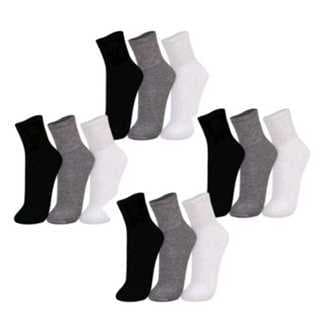 12 Pares de Meias Kit Masculino/Feminino Cano Alto Sport. * ENVIO EM ATÉ 24 HORAS *
