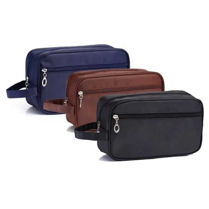 Kit 10 Necessaire Masculina Couro Organizador Mala Viagem