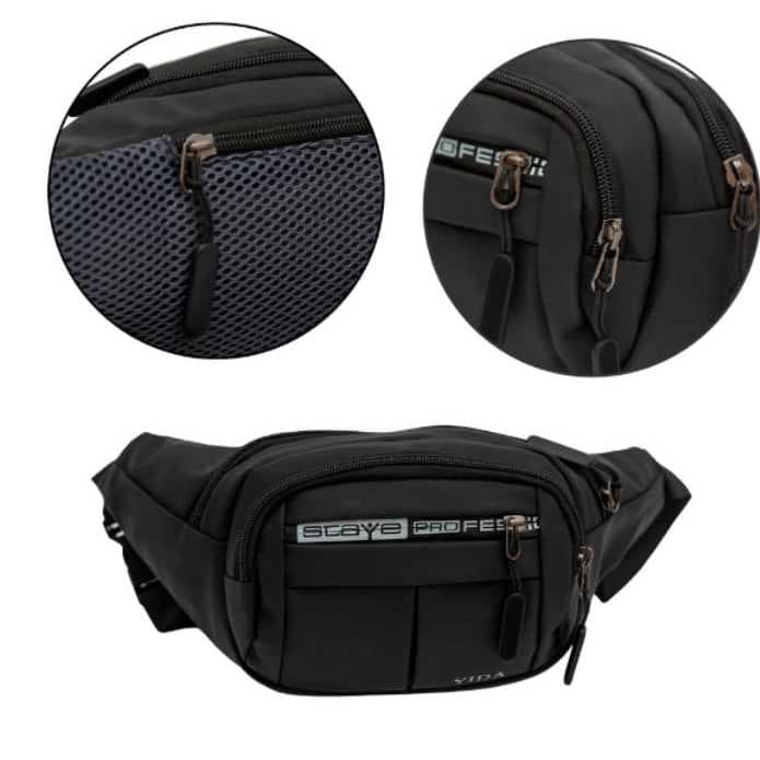 Kit 10 Pochete Masculina Bolsa Cintura Motoqueiro Multiuso