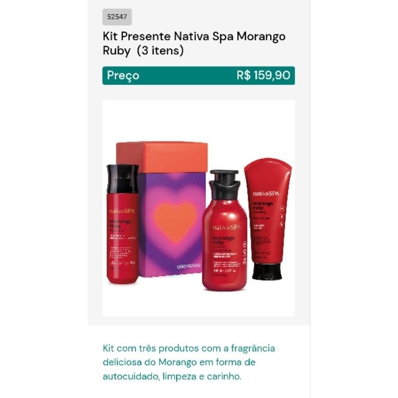 KIT Perfume Feminino Morango Rubi / Orquídea Noir | Fragrância Marcante e Sofisticada | Longa Duração – Look Na Real