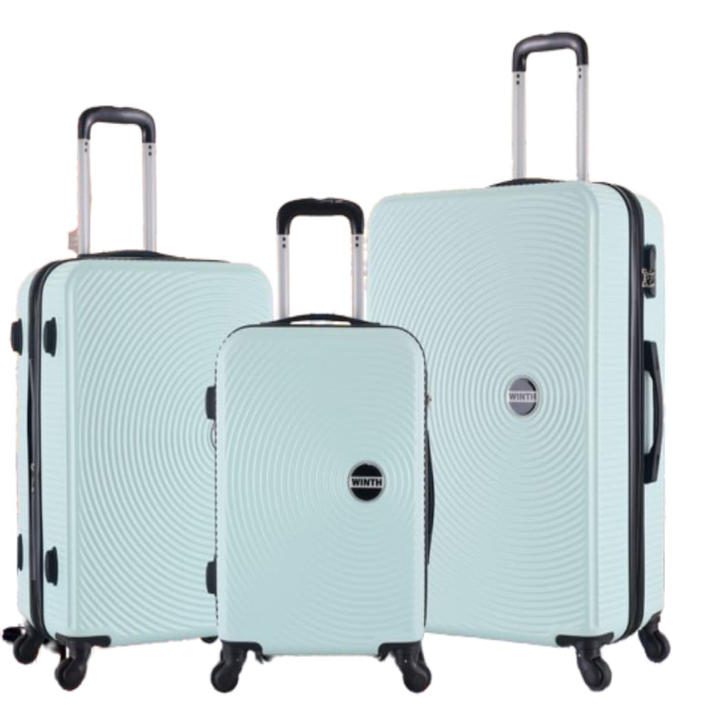 Kit Conjunto Com 3 Malas de Viagem Rodinhas 360 Expansível Mala de Bordo Média e  Grande Moderna