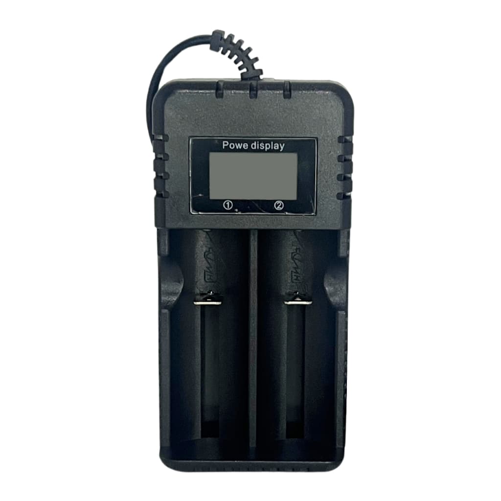 Carregador Duplo Lcd Bateria 18650 16340 14500 26650 Nfe Pro