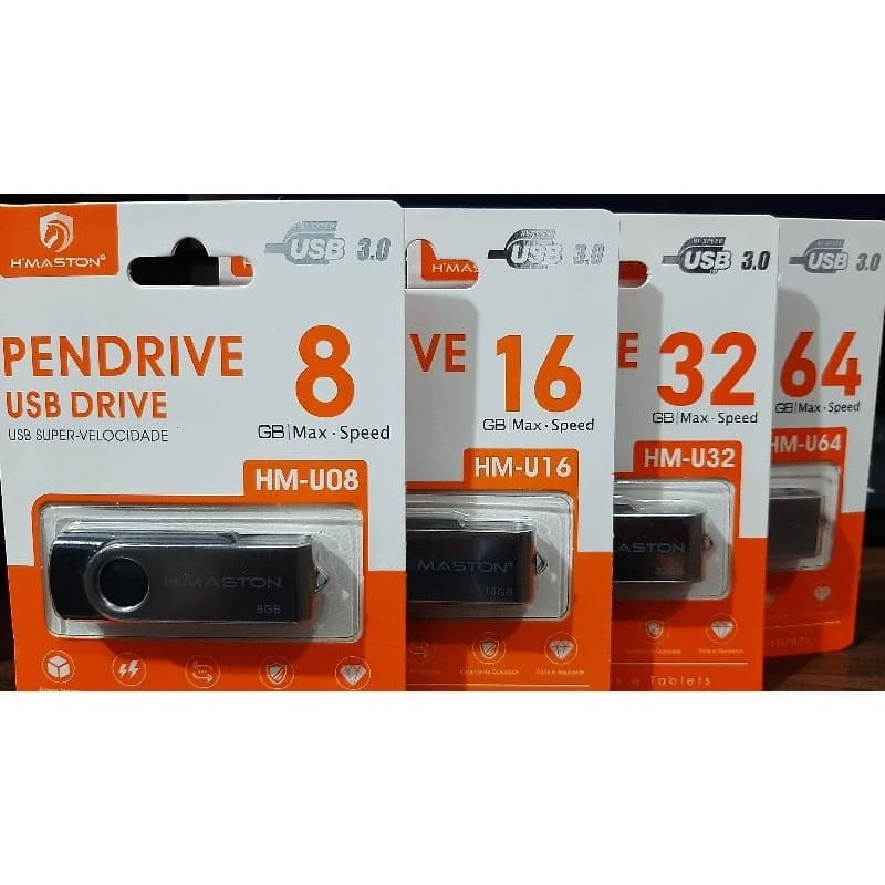 pend driver 8GB 16GB 32GB 64GB 2.0 e 3.0