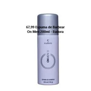 Espuma de Barbear On Men 200ml - Eudora